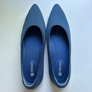Vivaia Blue Flats, size EU 41 (US 9.5)